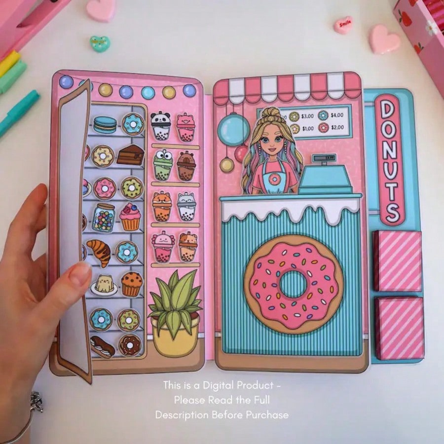 Kids Toys Shop - Kit de jeu d'imitation pour boutique