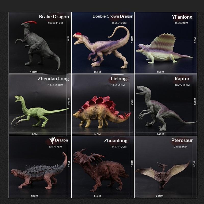 Kids Toys Dinosaur - Figurines de dinosaures préhistoriques, modèle animal,