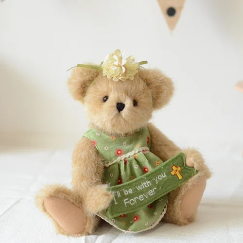 Kids Toys Shop - Ours en peluche avec robe verte