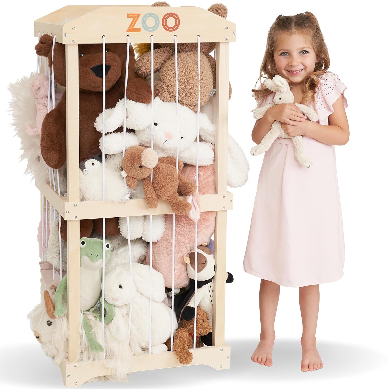 Kids Toys Kids Toys - Grand étagère de rangement verticale autoportante