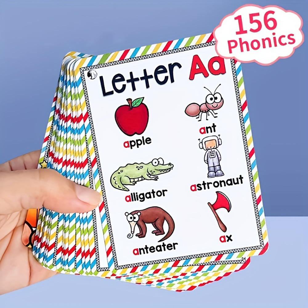 Educational Flash Card - Bview Art anglais 26 lettres Alphabet