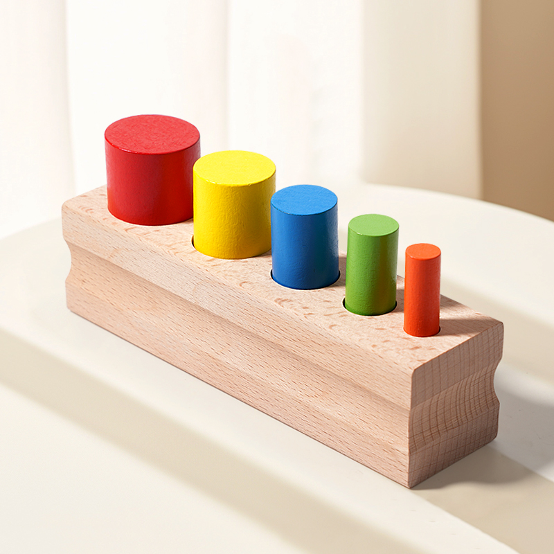 Kid Toys Ads - Jouet en bois Montessori avec boutons