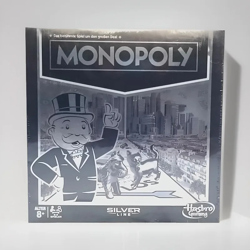Hasbro Game Monopoly - Hasbro – figurine monopole, poupée argentée,