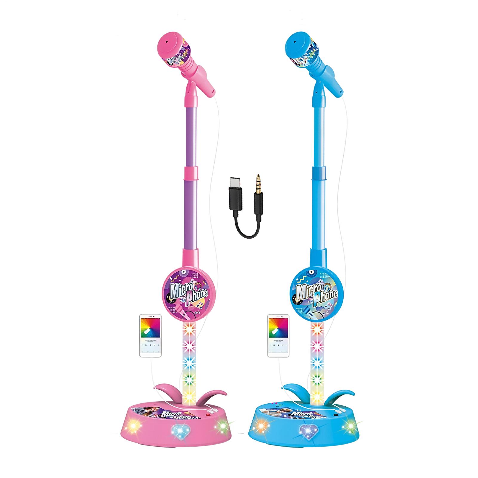 Kids Toys Kids Toys - Microphone pour enfants avec support, sans