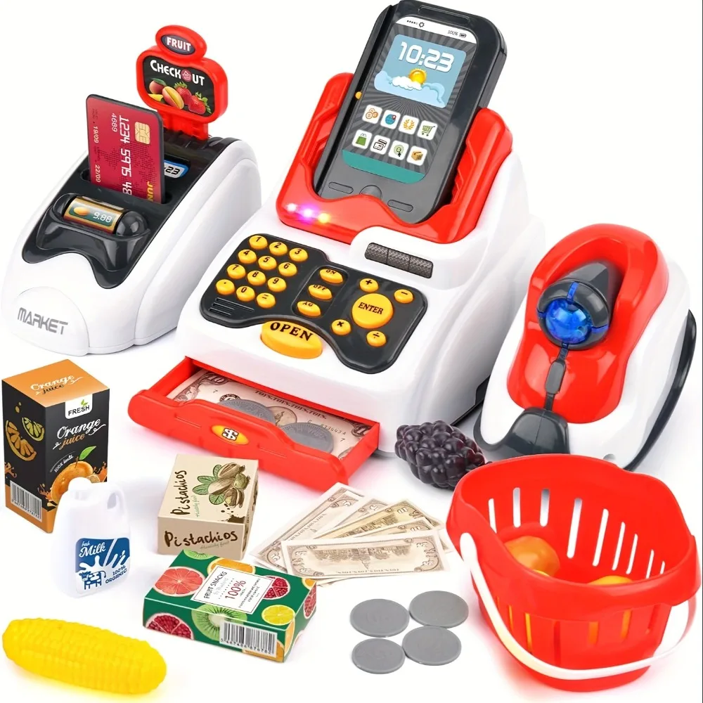 Kids Toys Shop - Caisse enregistreuse jouet pour enfants, 33
