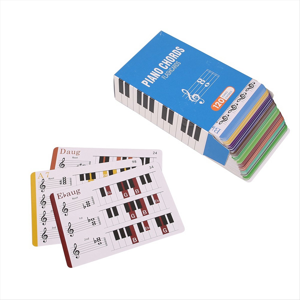 Cartes flash d'accords de pian - Educational Flash Card avis et prix
