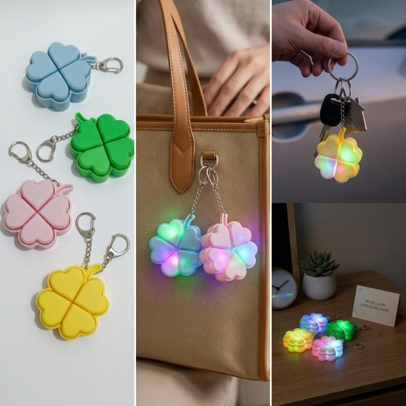 【AD】 Porte-clés LED trèfle à q - Kid Toys Ads avis et prix
