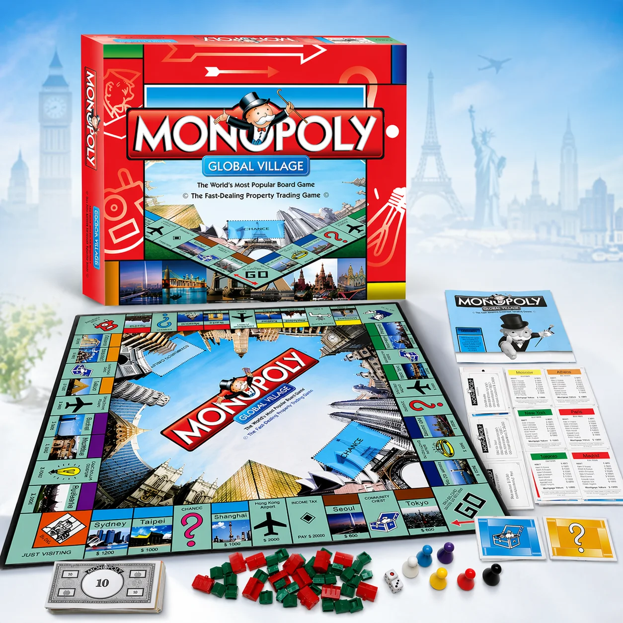 Jeu de société MONOPOLY GLOBAL - Hasbro Game Monopoly avis et prix